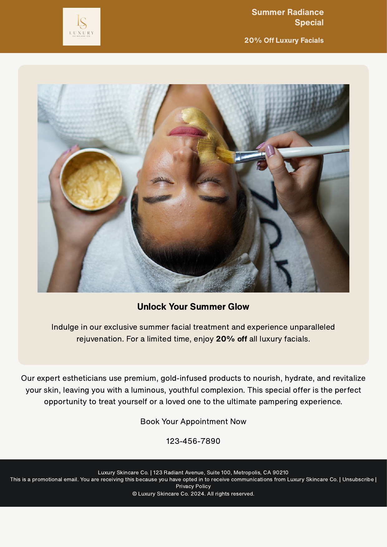 Email design sample